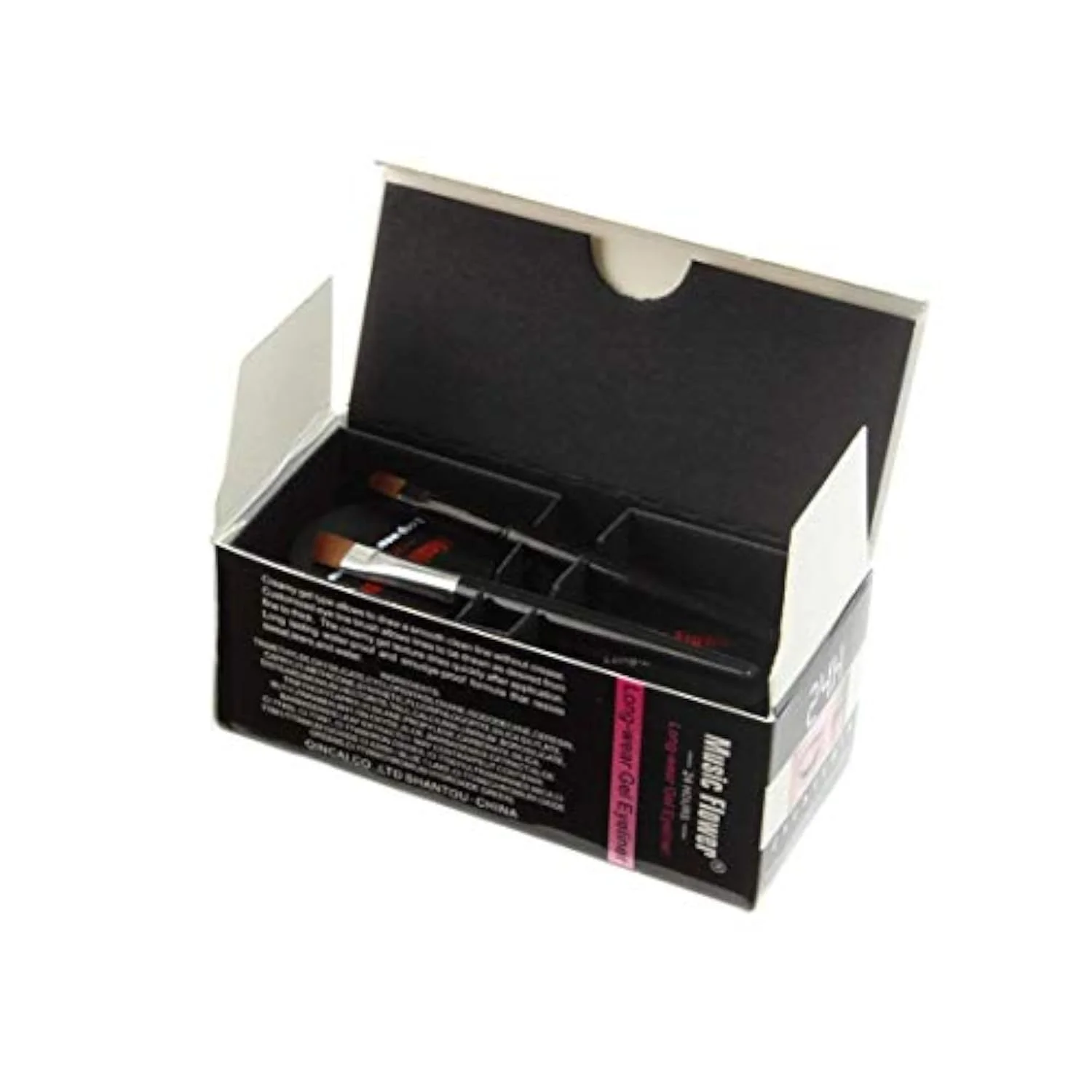 2 in 1 Black and Brown Gel Eyeliner Set Water Proof Smudge Proof, Last for All Day Long, Work Great with Eyebrow, 2 Pieces Eye Makeup Brushes Included