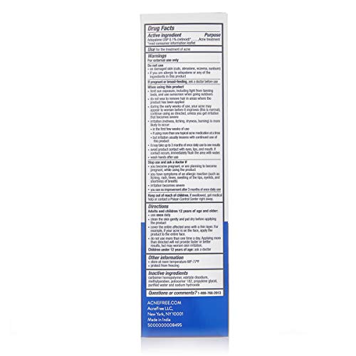 Adapalene Gel 0.1%