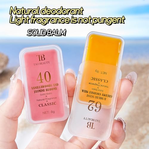 Solid Perfume 3-Pack Refreshing Long Lasting Balm Perfume for Women & Men