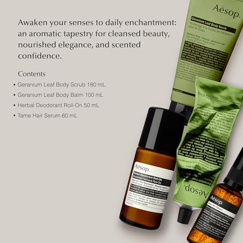 Body Care Essentials Kit - Geranium Leaf Body Balm (