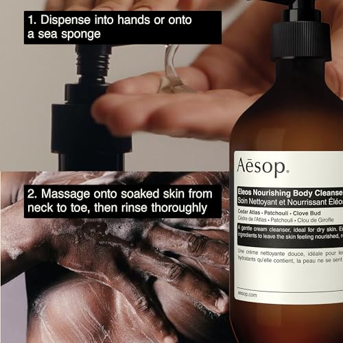 Eleos Nourishing Body Cleanser | Moisturizing Body Wash for Dry