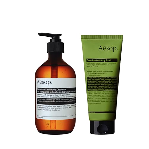 Geranium Leaf Body Cleanser + Scrub
