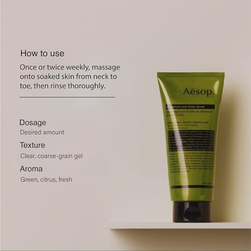 Geranium Leaf Body Cleanser + Scrub