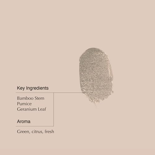Geranium Leaf Body Scrub | Exfoliating Body Polish with Bamboo & Pumice | Smoothing