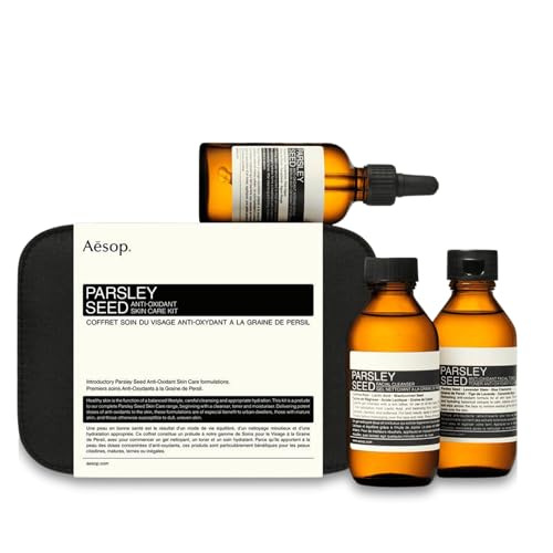 Parsley Seed Anti-Oxidant Skin Care Kit | 3 Step Skincare Routine to Balance & Hydrate Ski