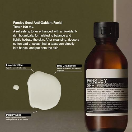 Parsley Seed Anti-Oxidant Skin Care Kit | 3 Step Skincare Routine to Balance & Hydrate Ski