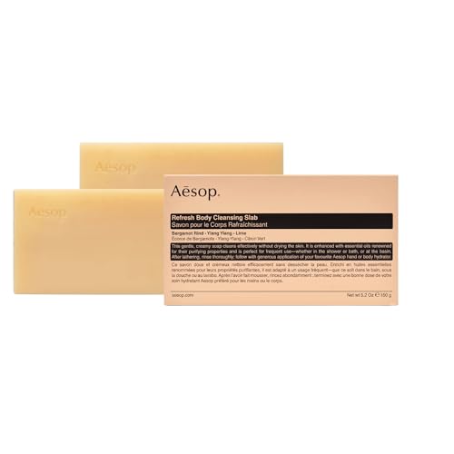 Refresh Body Cleansing Slab | Non-Drying Gentle Bar Soap Boosted With Botanical Oils