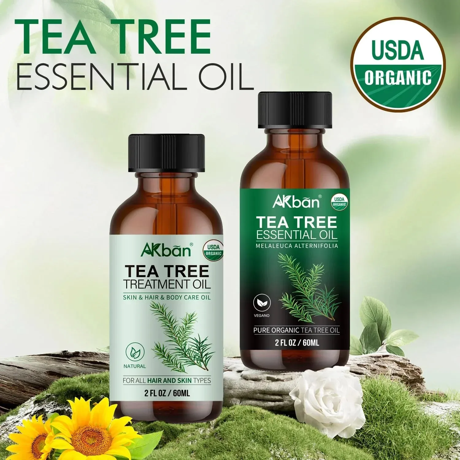 Tea Tree Hair Treatment Oil – 100% Pure & Natural