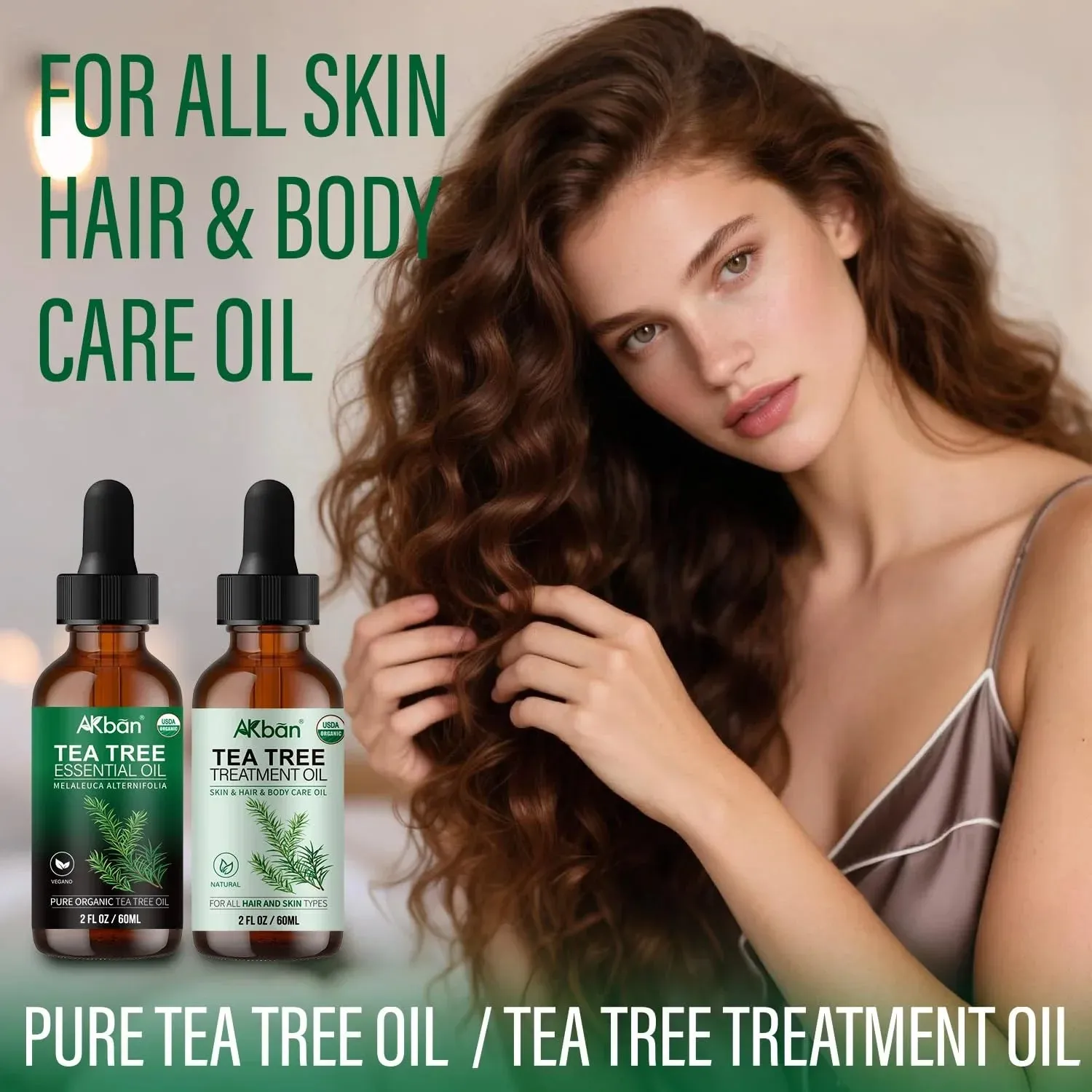 Tea Tree Hair Treatment Oil – 100% Pure & Natural