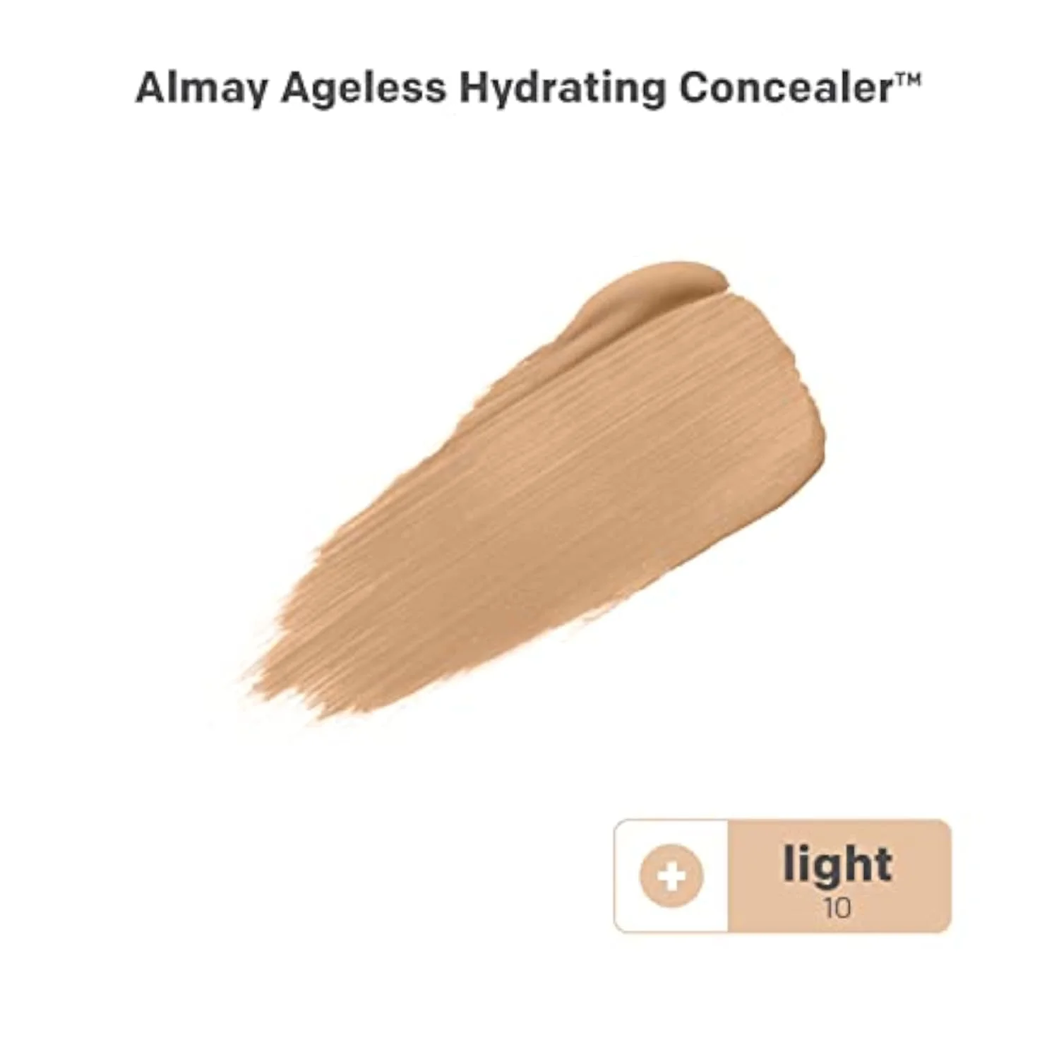 Anti-Aging Concealer, Face Makeup with Hyaluronic Acid, Niacinamide, Vitamin C & E, Hypoallergenic-Fragrance Free, 010 Light, 0.37 Fl Oz (Pack of 1)