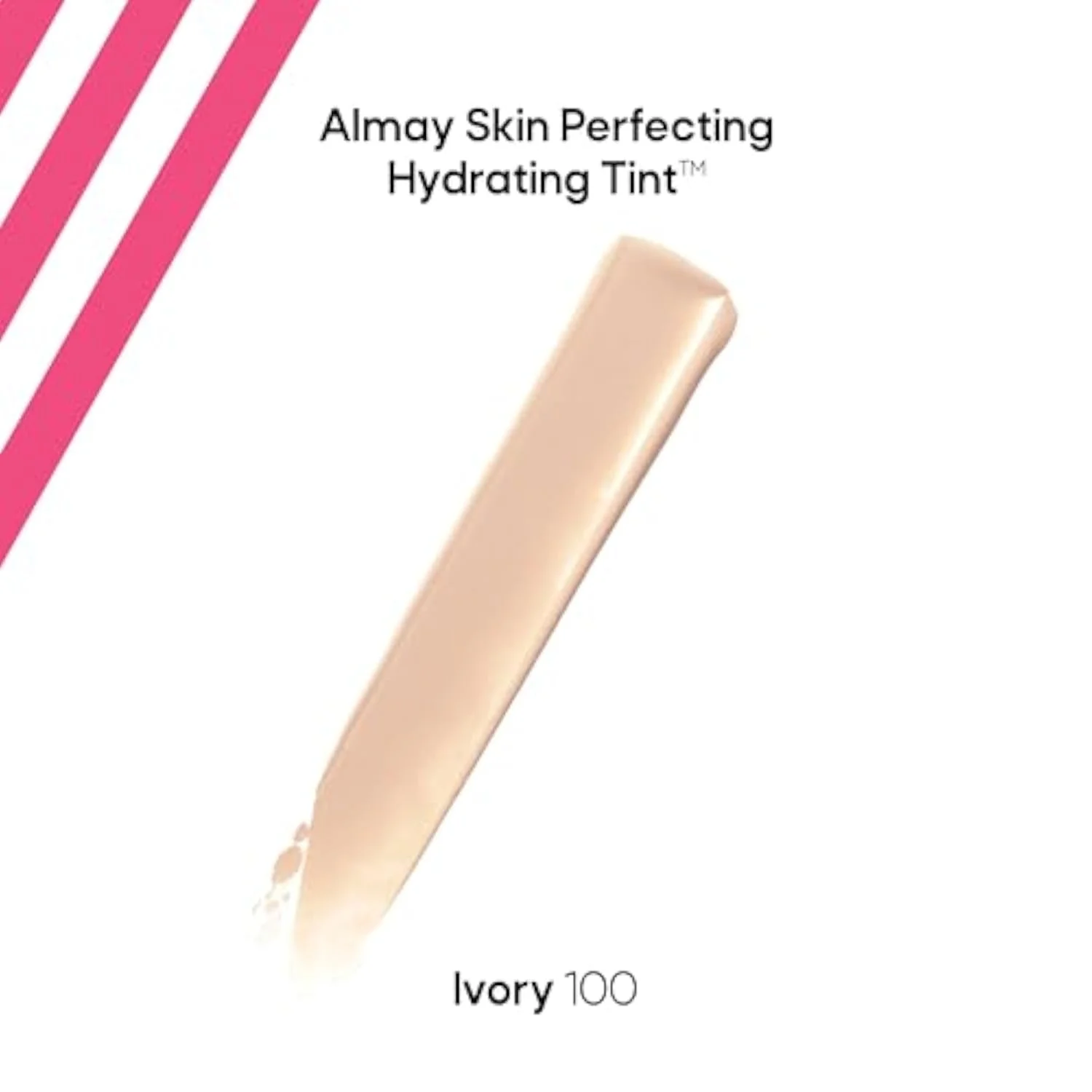 Hydrating Liquid Foundation Tint, Lightweight with Light Coverage, Naturally Dewy Finish, Hypoallergenic, Dermatologist TestedFragrance Free, 100 Ivory, 0.94 fl oz.