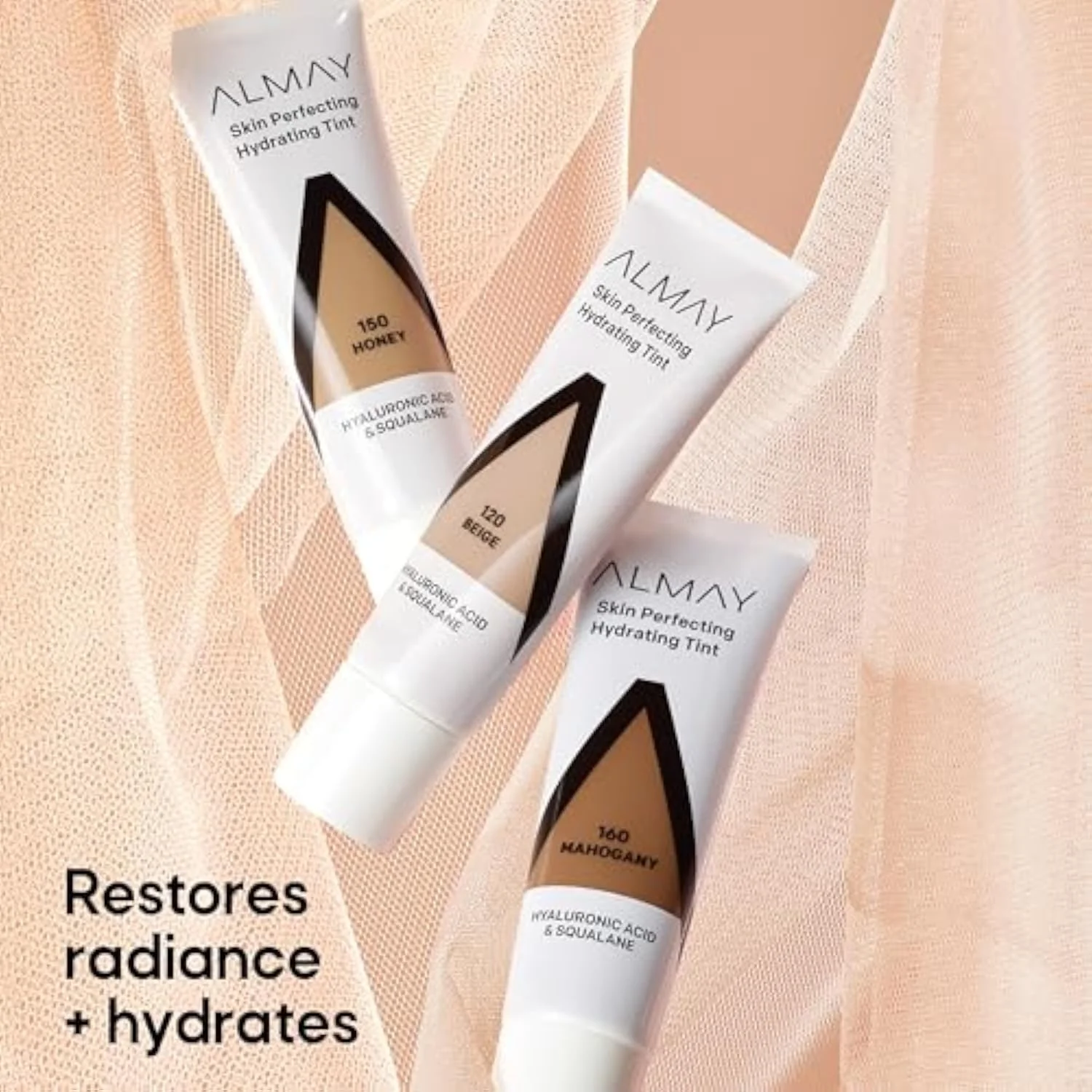 Hydrating Liquid Foundation Tint, Lightweight with Light Coverage, Naturally Dewy Finish, Hypoallergenic, Dermatologist TestedFragrance Free, 100 Ivory, 0.94 fl oz.
