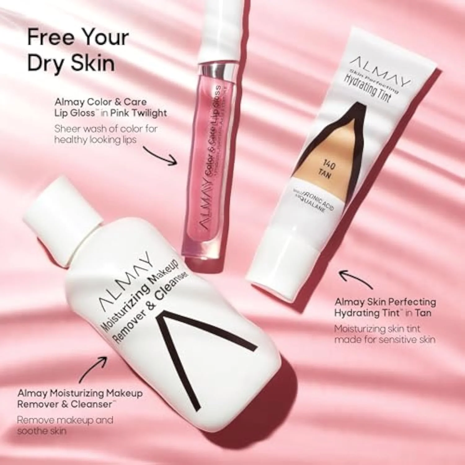 Hydrating Liquid Foundation Tint, Lightweight with Light Coverage, Naturally Dewy Finish, Hypoallergenic, Dermatologist TestedFragrance Free, 100 Ivory, 0.94 fl oz.