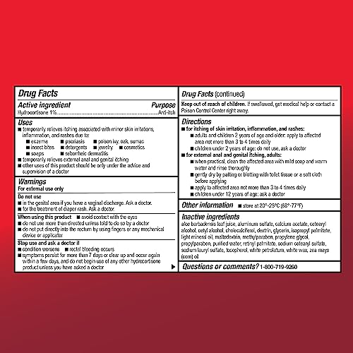 Hydrocortisone 1% Anti-Itch Cream