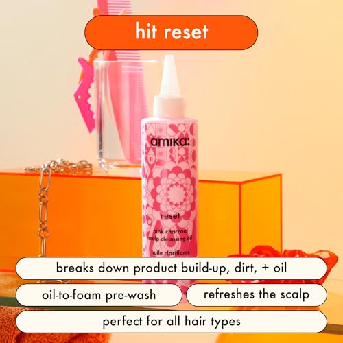 Reset Pink Charcoal Scalp Cleansing Oil Unisex 6.7 oz (Pack of 1)