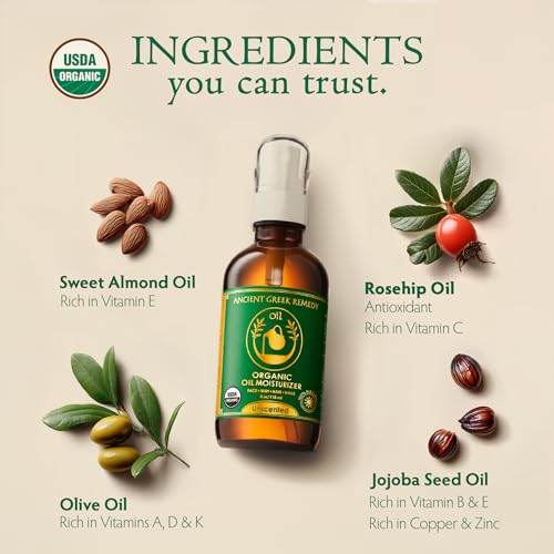 Organic Face & Body Oil for Dry Skin