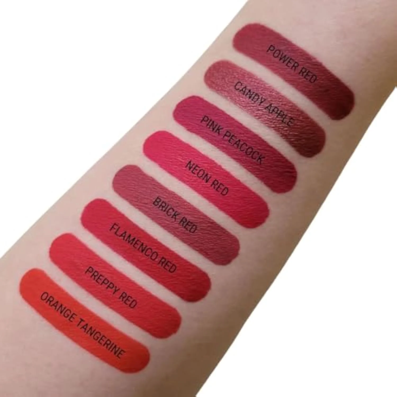 Bright Red Matte Liquid Lipstick (Preppy Red)