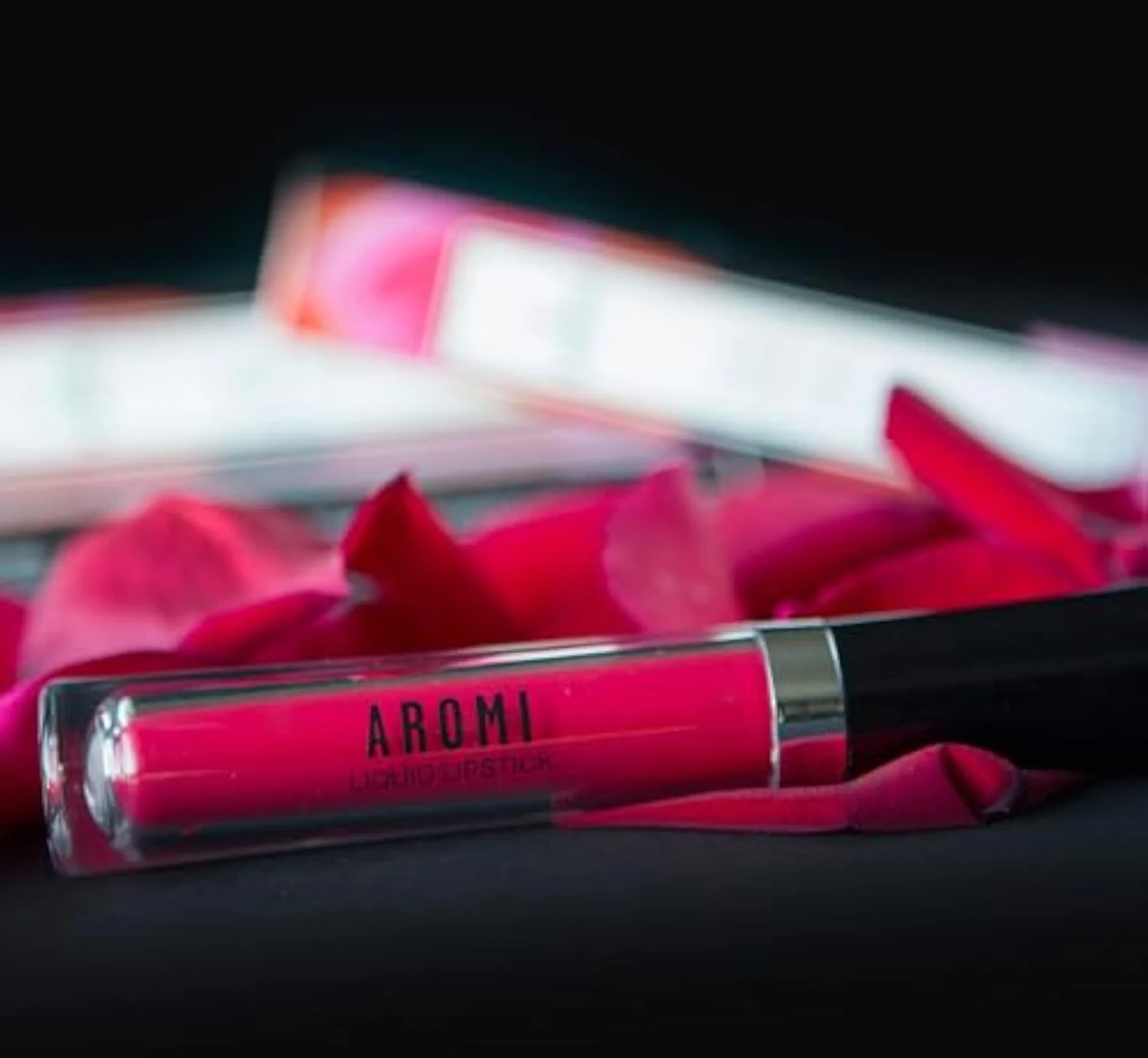 Magenta Red Matte Liquid Lipstick | Long-lasting, Bright Lip Color for Women, Vegan, Waterproof, Gluten Free (Neon Red)