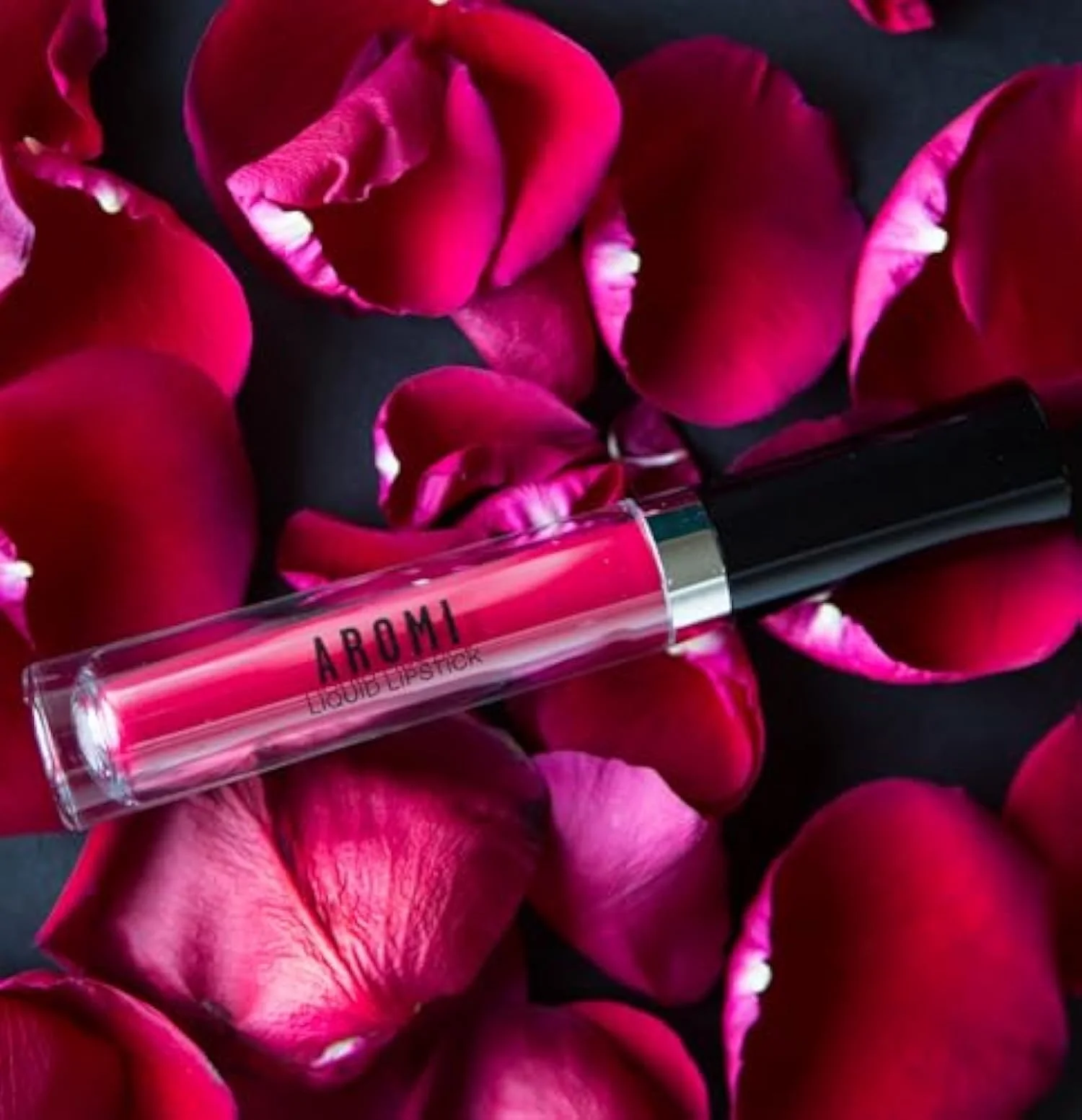 Magenta Red Matte Liquid Lipstick | Long-lasting, Bright Lip Color for Women, Vegan, Waterproof, Gluten Free (Neon Red)