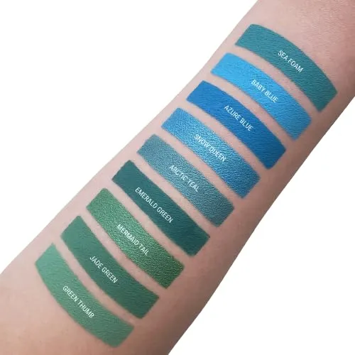 Metallic Liquid Lipstick | Smudge and Transfer Proof, Bright Blue Lip Color with Shimmery Finish, Vegan, Cruelty-free, Long Wear, Paraben and Gluten Free (Snow Queen)