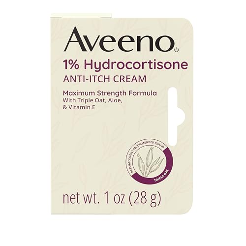 Maximum Strength 1% Hydrocortisone Anti-Itch Cream, Triple Oat