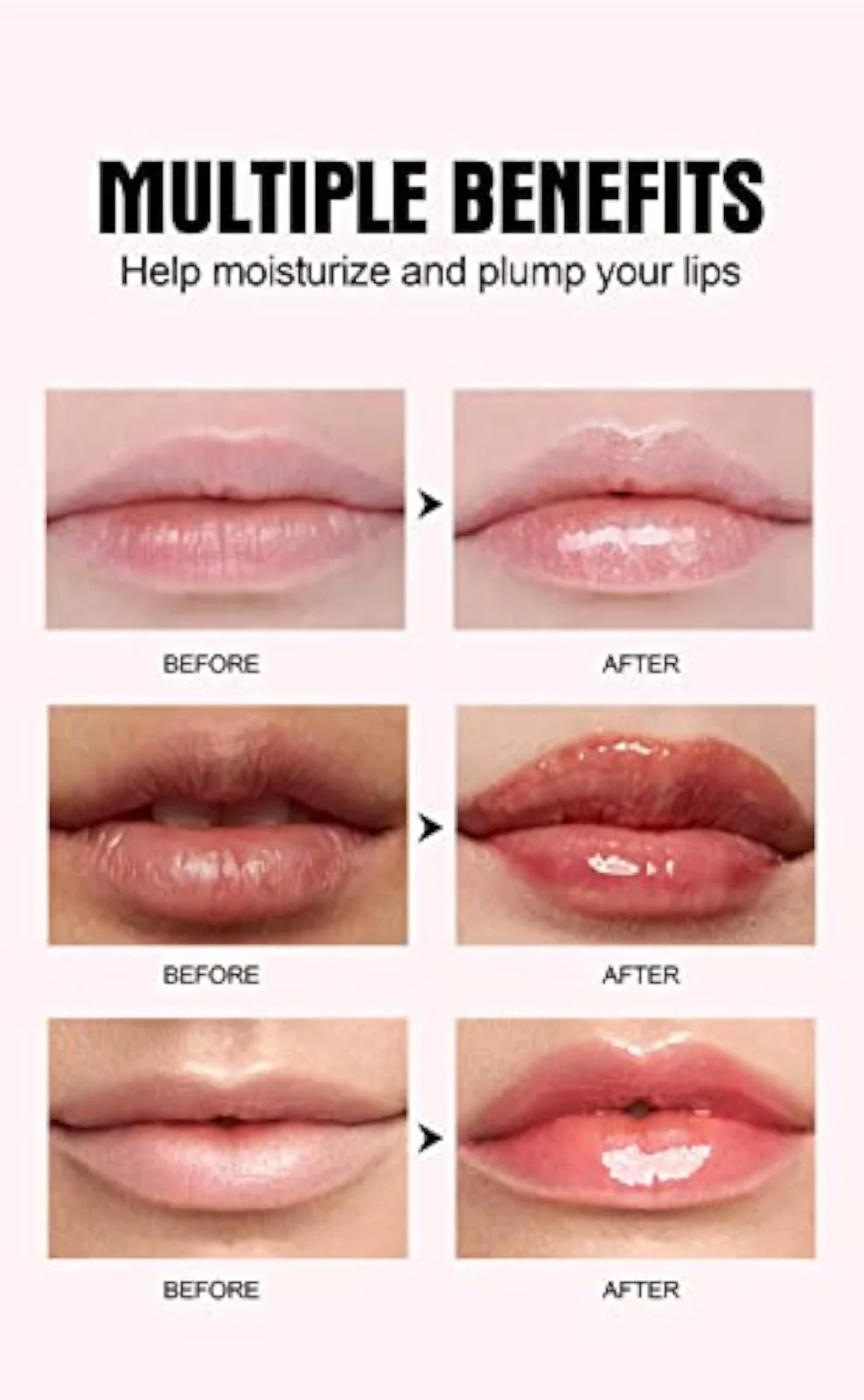 Plumping Lip Oil With Chili Extract - Fuller Lips Instantly! Ultra-Hydrating & Nourishing, Glossy Finish Lip Glow Oil, Lip Plumping Booster Plump, Smooth, and Define Y
