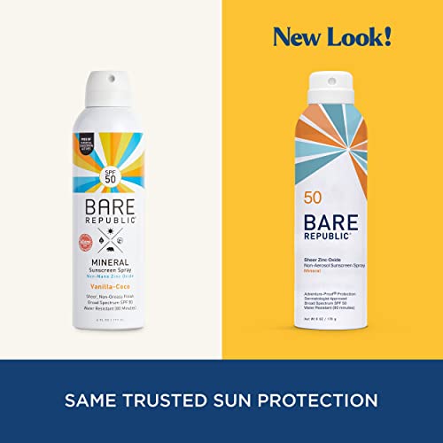 Mineral Sunscreen SPF 50 Sunblock Spray