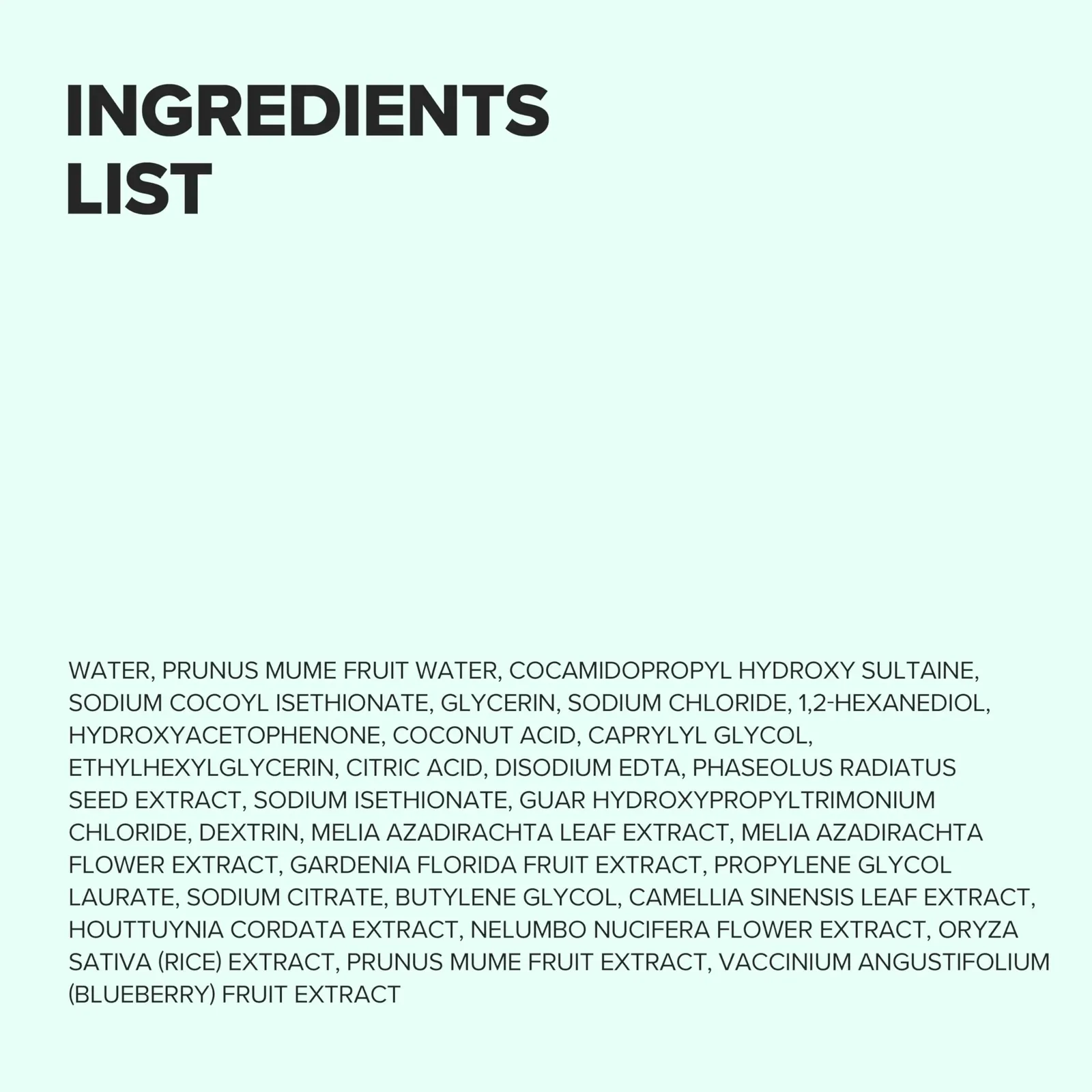 Green Plum Refreshing Cleanser Gel for All Skin Types