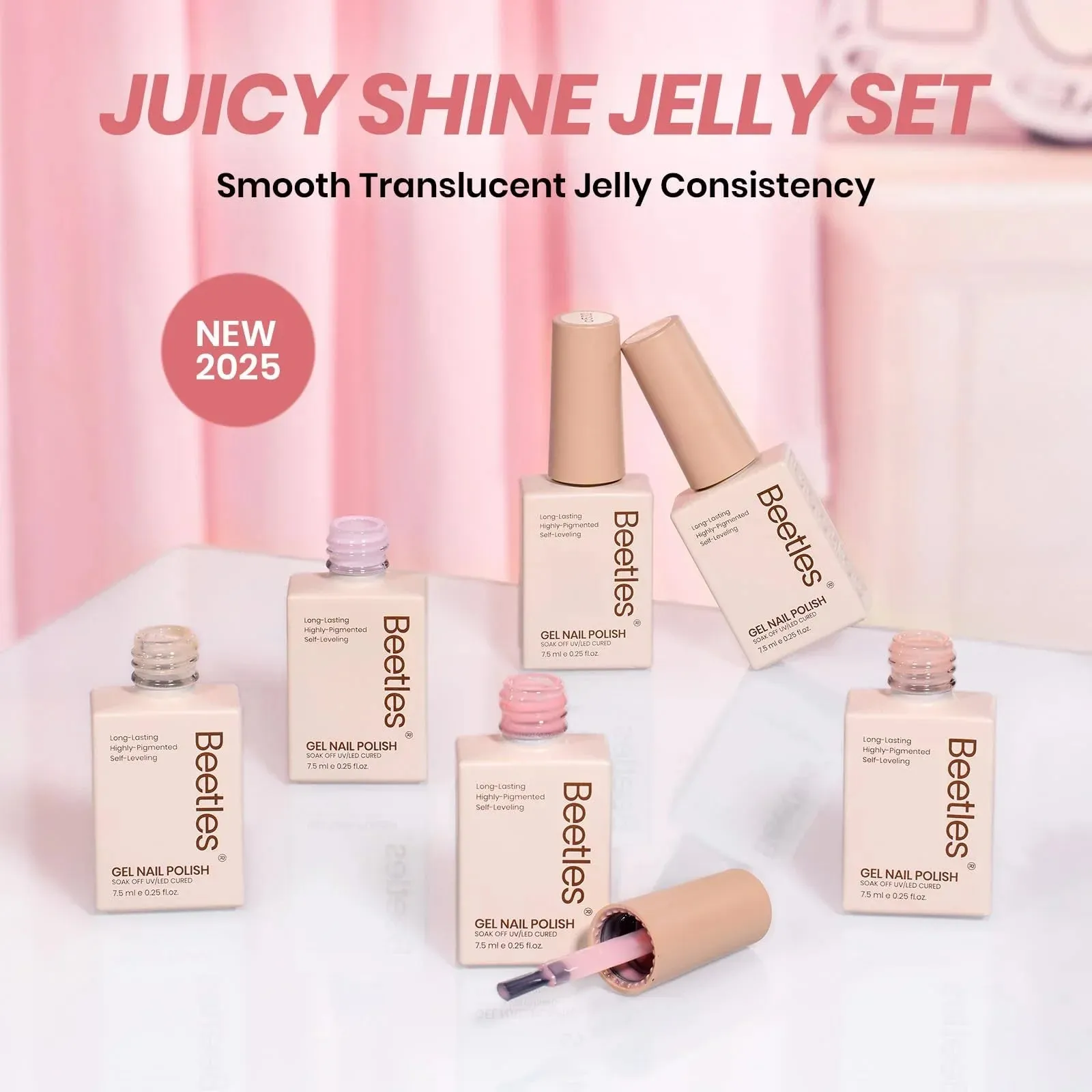 Gel Polish Whispers of Love Jelly Gel Nail Polish Set