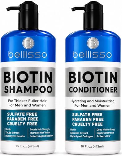 Biotin Shampoo and Conditioner Set - Sulfate & Paraben Free
