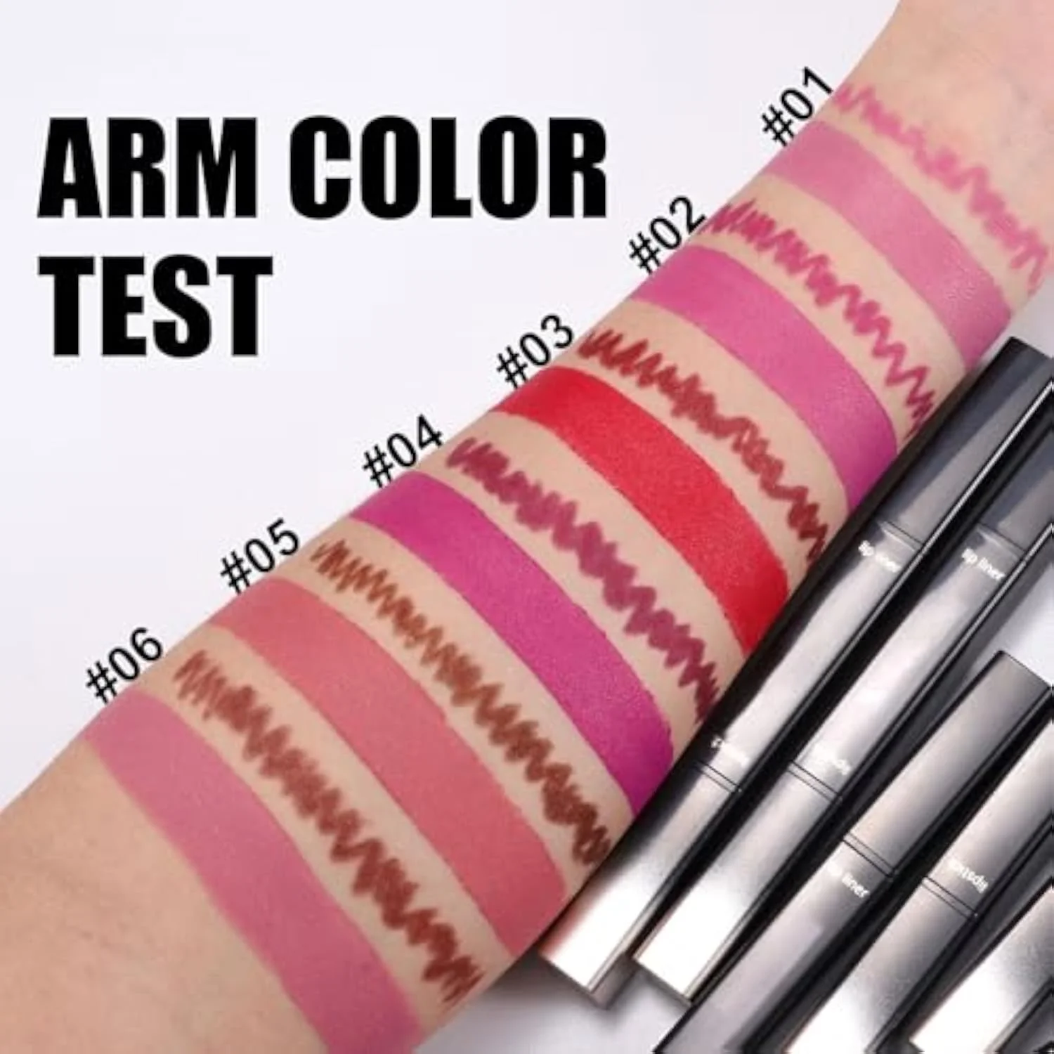 Liquid Lip Liner Lipstick Makeup, Double-Ended 2-in-1 Lip Liner and Matte Lipstick Combo, Waterproof Seamless Lip Stain, Long Lasting All-Day Wear | Matte, Smooth, Durable