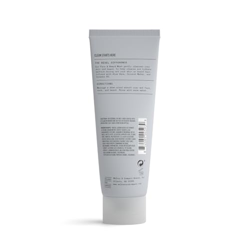 Face & Beard Wash with Witch Hazel and Aloe Vera to Cleanse