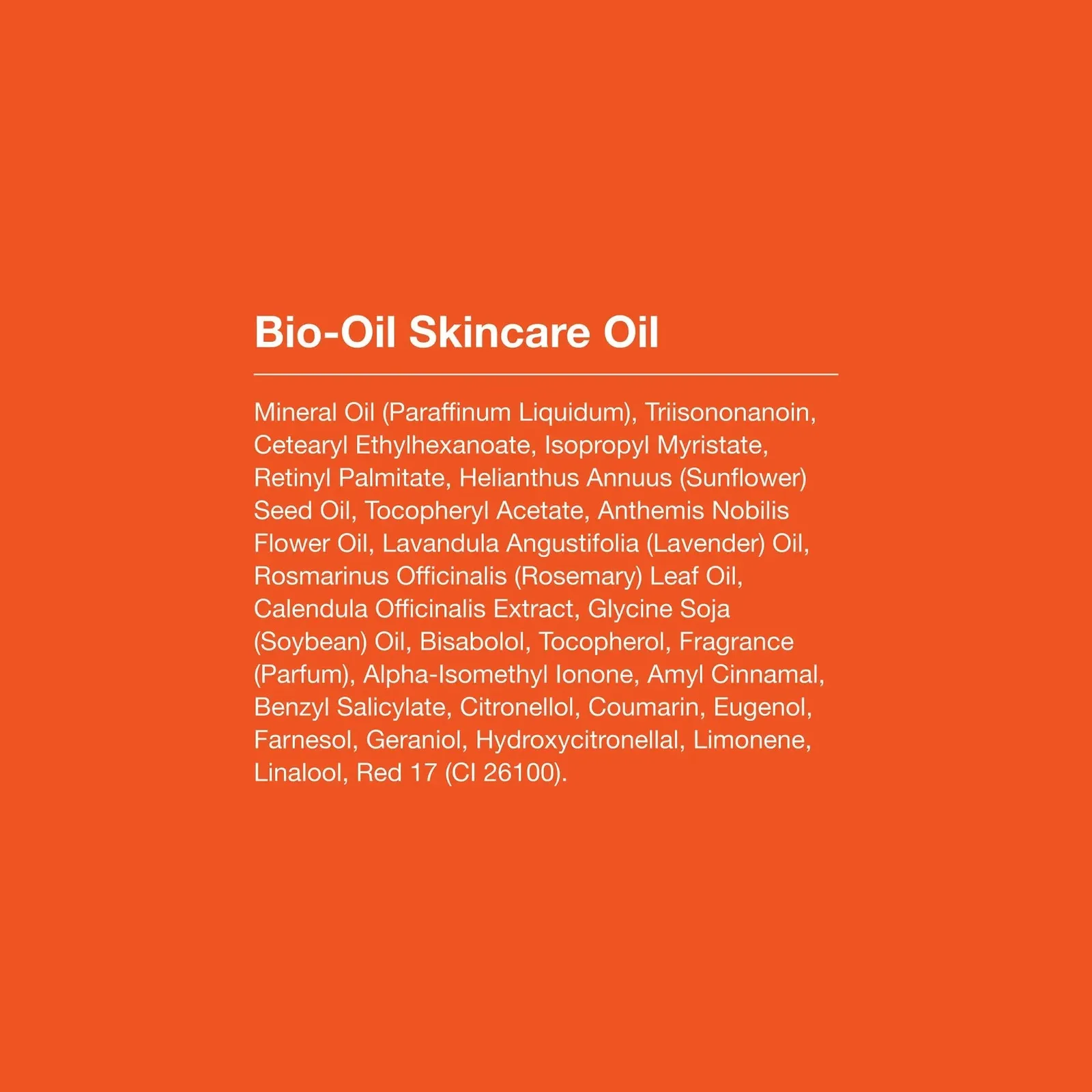 Skincare Body Oil Serum