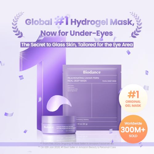 Hydrogel Eye Patches Caviar PDRN 60 Count