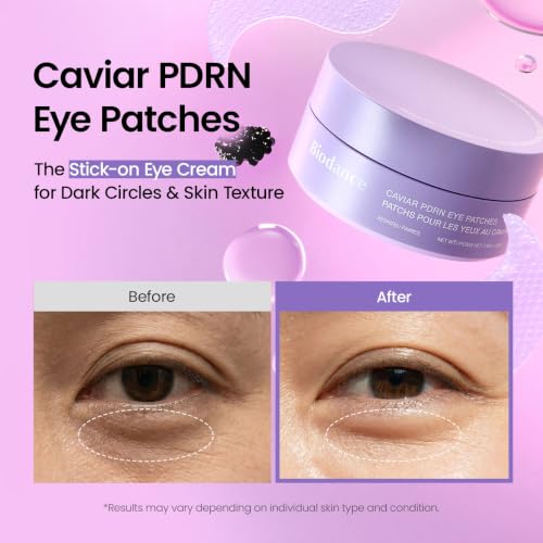 Hydrogel Eye Patches Caviar PDRN 60 Count