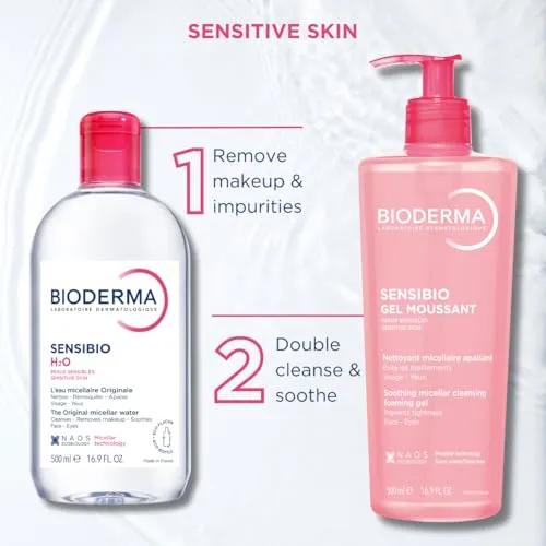 Sensibio H2O Micellar Water Makeup Remover Cleanser Sensitive Skin