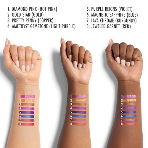 Black Radiance Metalicious Metallic Lipstick Lip Sculptor Magnetic Sapph