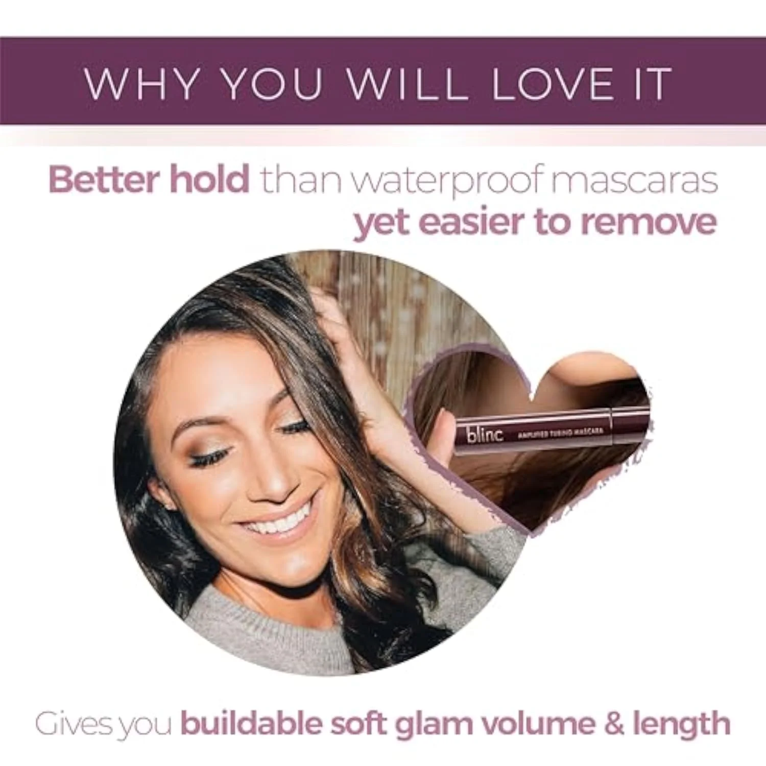 Amplified Tubing Mascara, Volumizing, Soft-Glam, Black