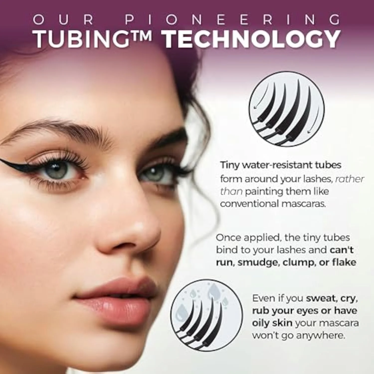 Amplified Tubing Mascara, Volumizing, Soft-Glam, Black