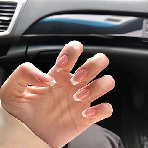 576 PCS 12 Sheets French Tip Nail Stickers - Moon Shape Design