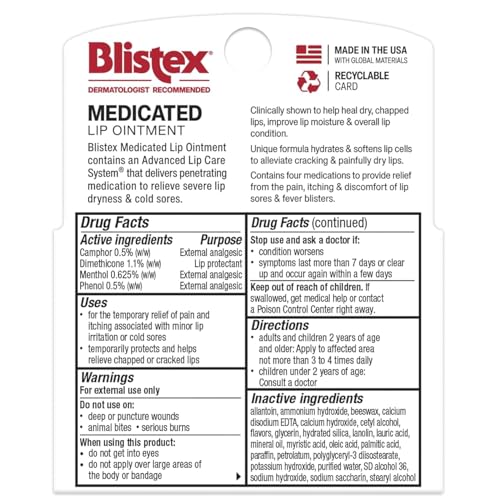Medicated Lip Ointment