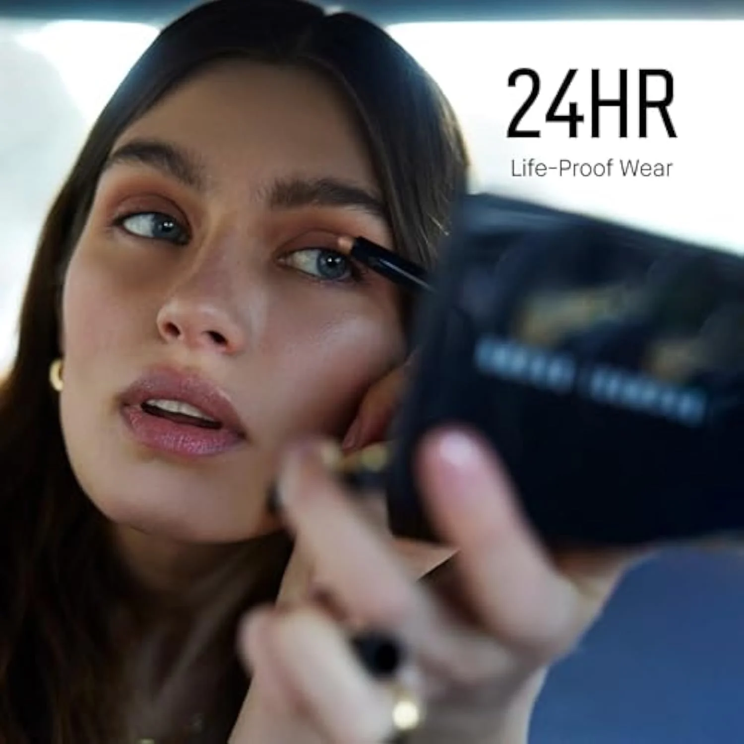 Long-Wear Cream Shadow Stick | 24-Hour Eyeshadow Stick | High-Pigment, Buildable Shades with Three Finishes, 0.05 Ounce, Bone