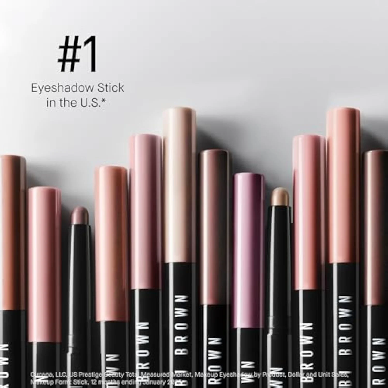 Long-Wear Cream Shadow Stick | 24-Hour Eyeshadow Stick | High-Pigment, Buildable Shades with Three Finishes, 0.05 Ounce, Bone