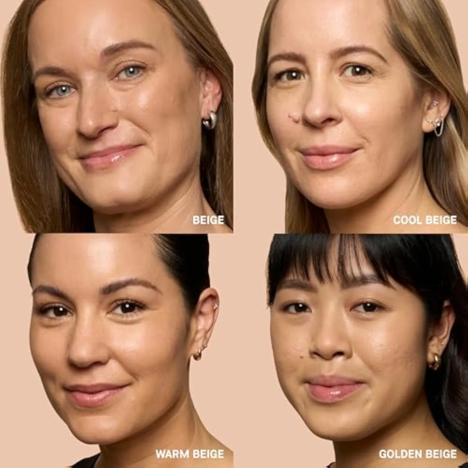 Weightless Skin Foundation SPF 15 | Oil-Controlling Liquid Foundation with 24-Hour Hydration | Medium Coverage Natural Matte Finish for All Skin Types, Warm Beige, 1 Fl