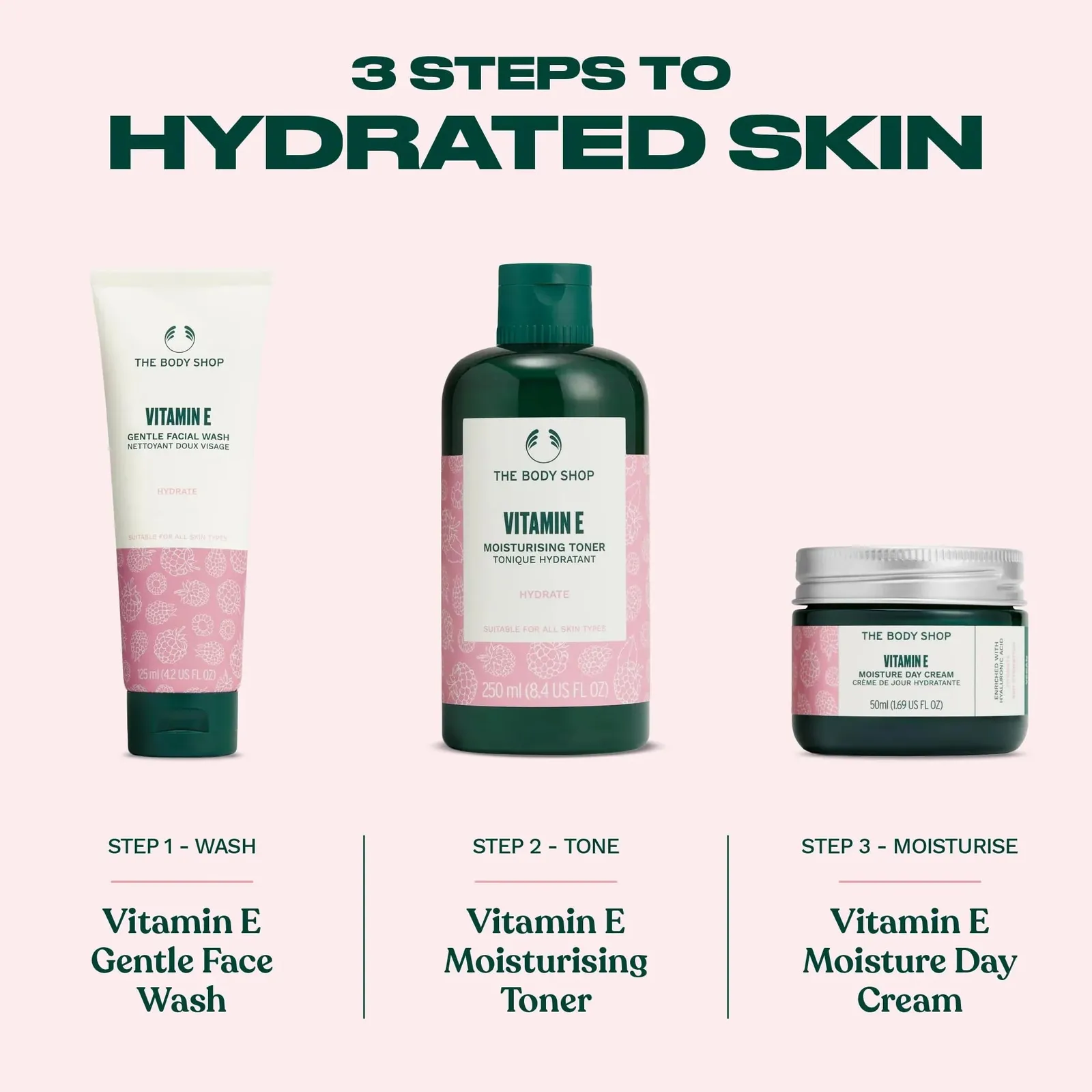 Vitamin E Gentle Facial Wash, For All Skin Types 4.2 FL OZ