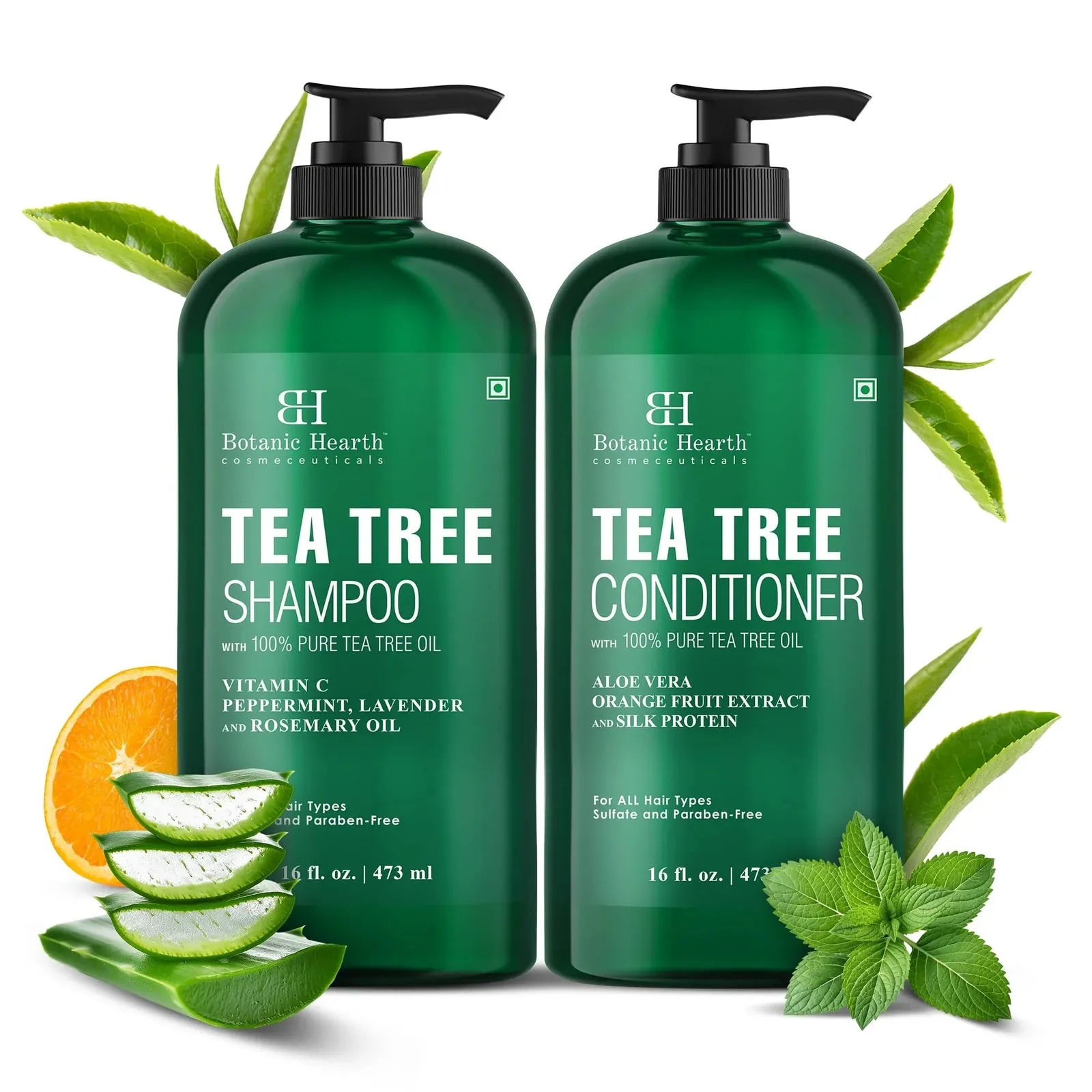 Tea Tree Shampoo and Conditioner Set