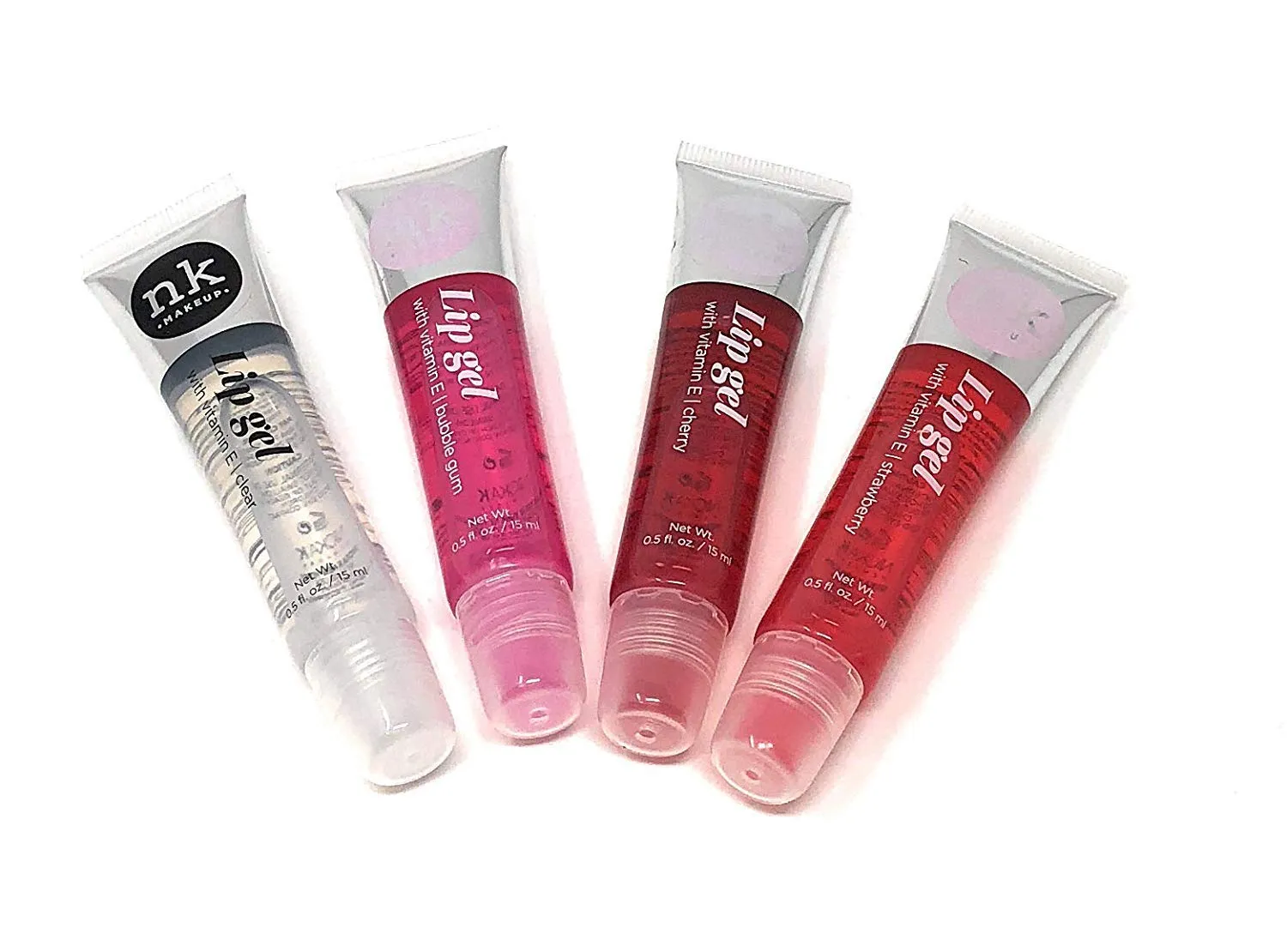 Clear, Strawberry, Cherry, Bubble Gum Lip Gel