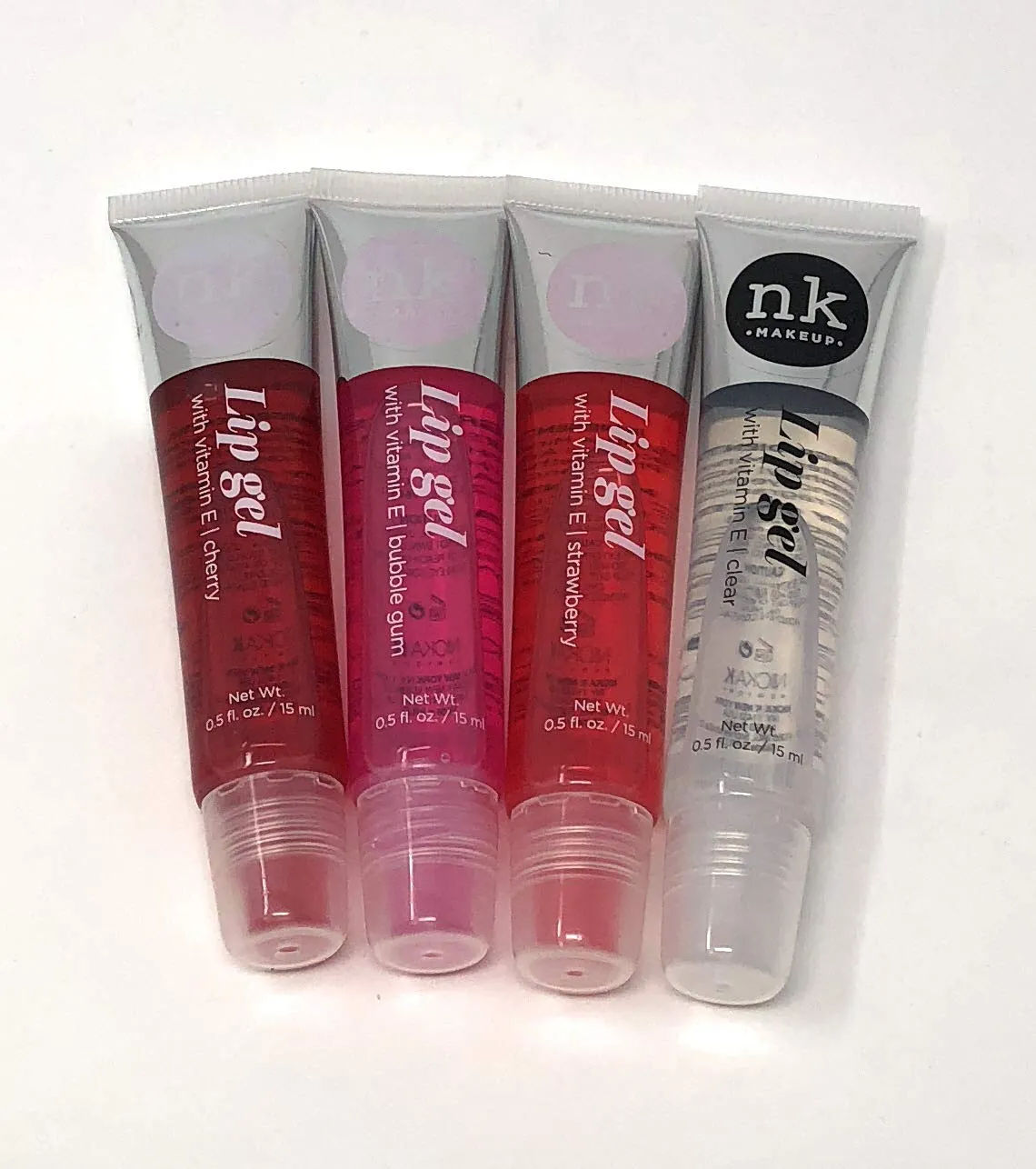 Clear, Strawberry, Cherry, Bubble Gum Lip Gel