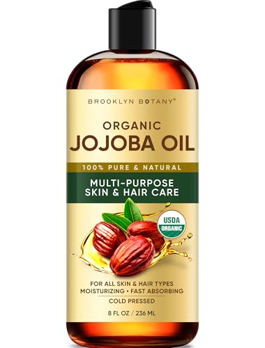 Cold-Pressed Organic Jojoba Oil (8 oz)