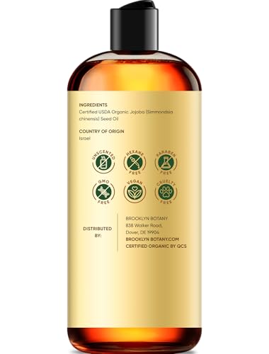 Cold-Pressed Organic Jojoba Oil (8 oz)